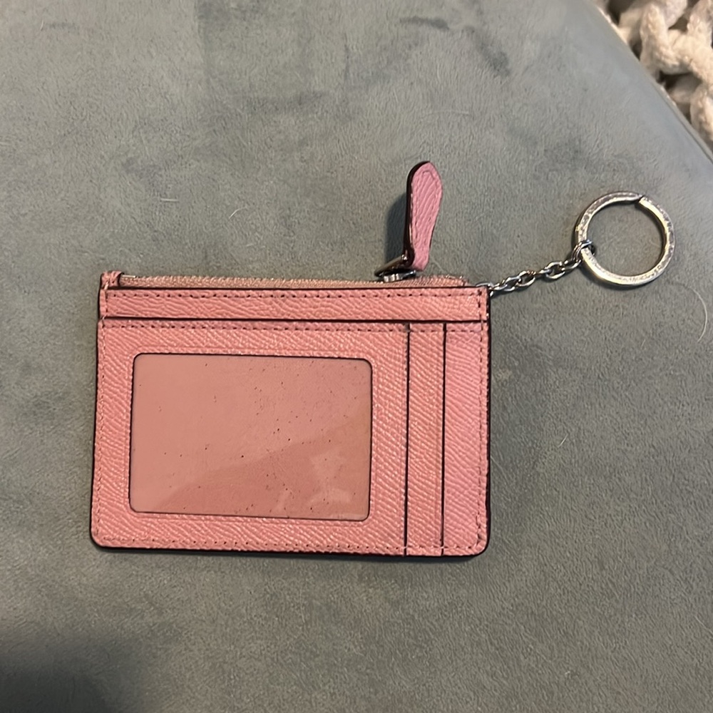 Pink Coach card holder - Picture 2 of 2